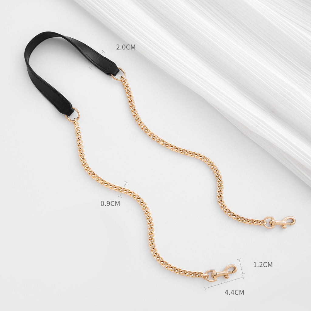 Luxury Kay20 Bag Strap Accessory – Leather Belt with Chain Link Design, Exquisite Craftsmanship, Premium and Stylish Replacement Strap