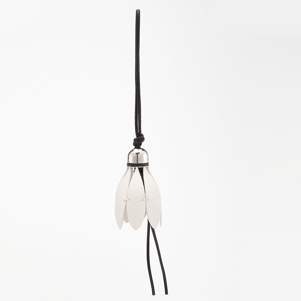 Handcrafted Leather Feather-Shaped Pendant Charm – Premium Fashion Bag Accessory for Women