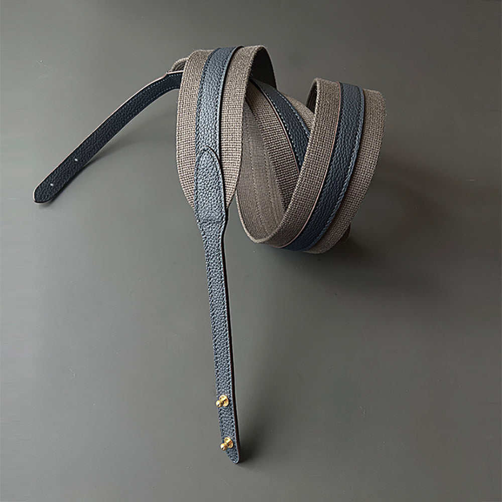 Custom Replacement Canvas Shoulder Strap for Saddle Bags, Adjustable Crossbody Strap, Handcrafted Handbag Strap