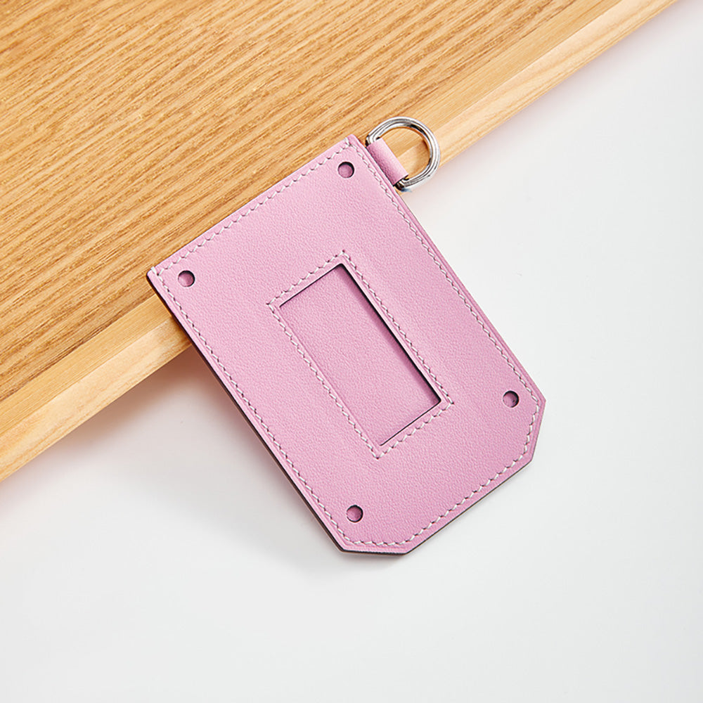 Slim & Compact Genuine Leather Card Holder – Elegant Unisex ID and Card Case, Perfect for Daily Use