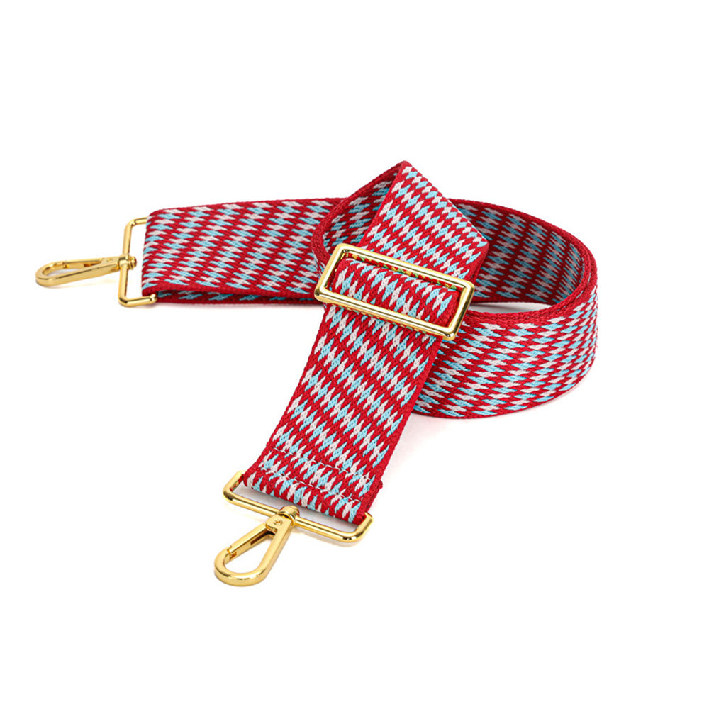 Adjustable Canvas Shoulder Strap – Woven Wide Strap for Bucket Bag Replacement