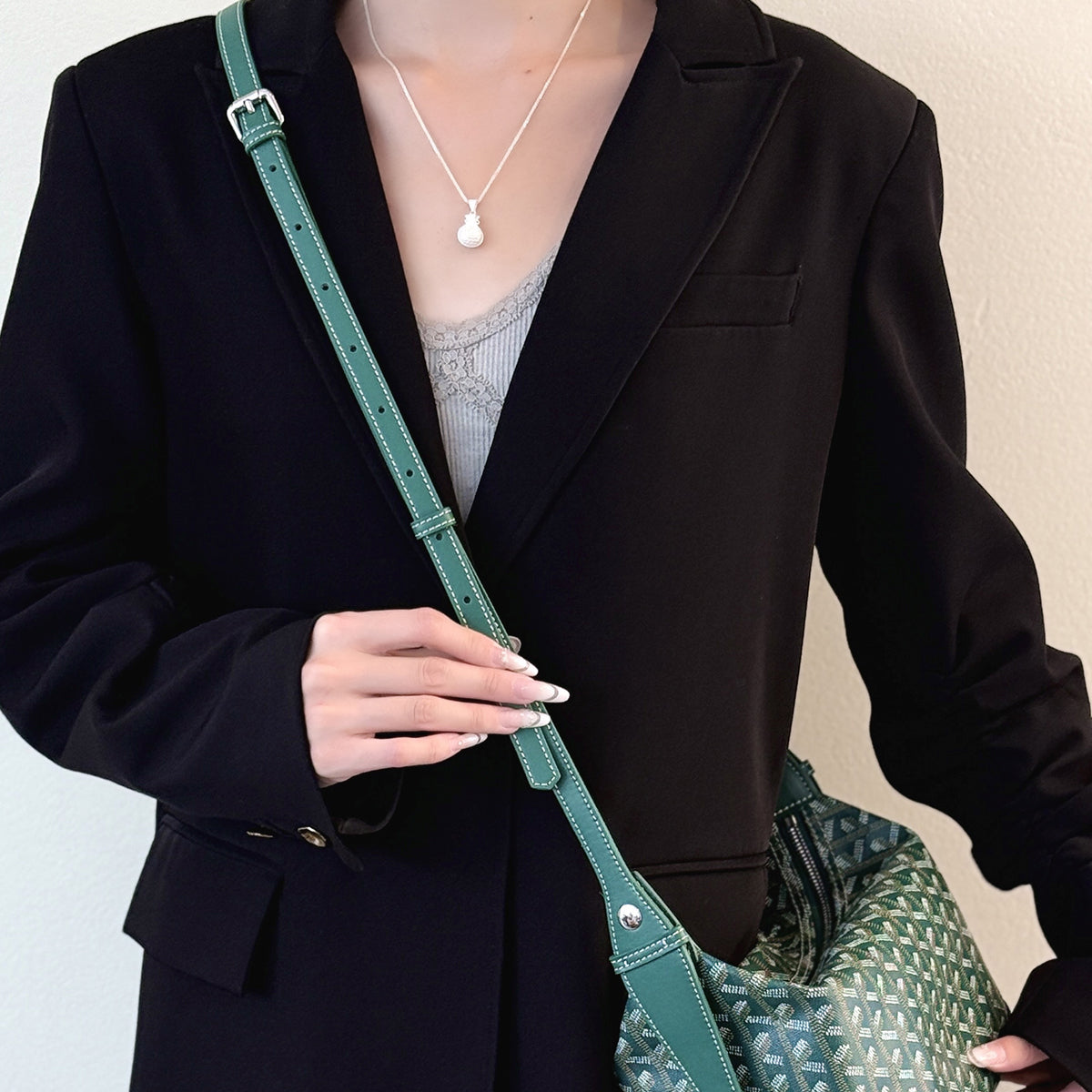 Leather Shoulder Strap for Toiletry Bag – Single Shoulder Replacement Strap Accessory
