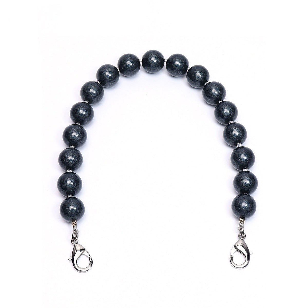 Rainbow Pearl Acrylic Handle Chain – Decorative Pearl Strap for Handbag
