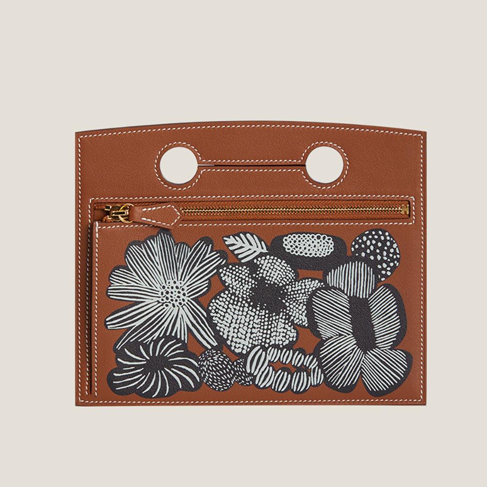 Handmade Leather Hanging Pocket for Birkin Bag – Premium Cowhide Storage for Birkin 25/30/35, Custom Cut & Sew