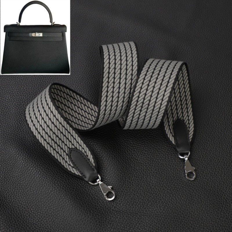 5cm Wide Canvas Shoulder Strap for Kelly & Evelyne Bags - Comfortable & Versatile, Single & Crossbody Wear