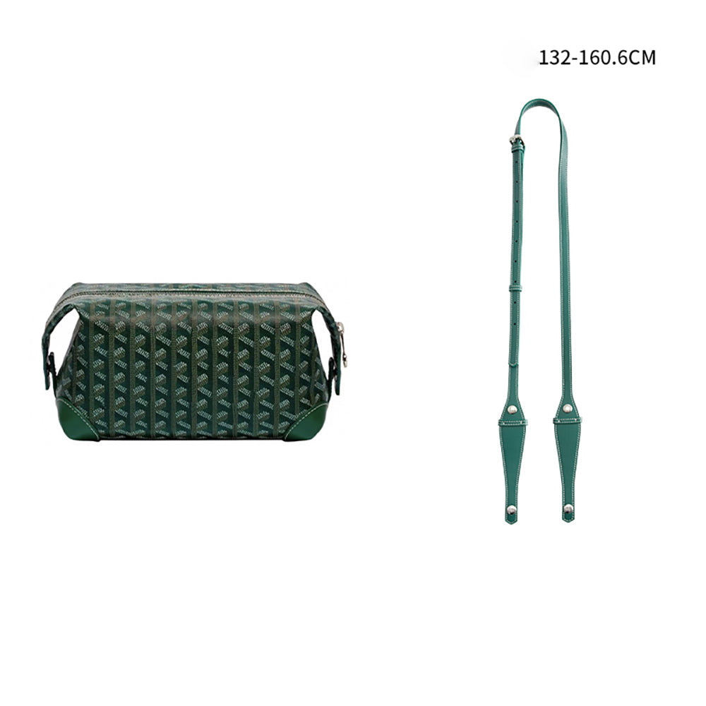 Leather Shoulder Strap for Toiletry Bag – Single Shoulder Replacement Strap Accessory