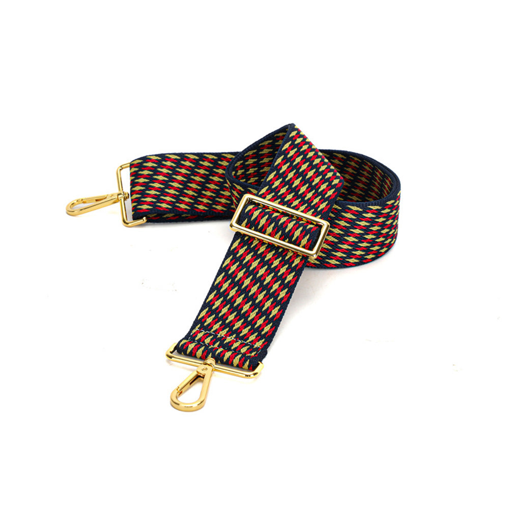 Adjustable Canvas Shoulder Strap – Woven Wide Strap for Bucket Bag Replacement