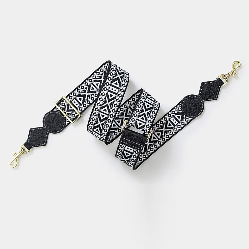 Handcrafted Adjustable Canvas & Leather Shoulder Strap for Evelyn Bags - Premium Quality Replacement Strap