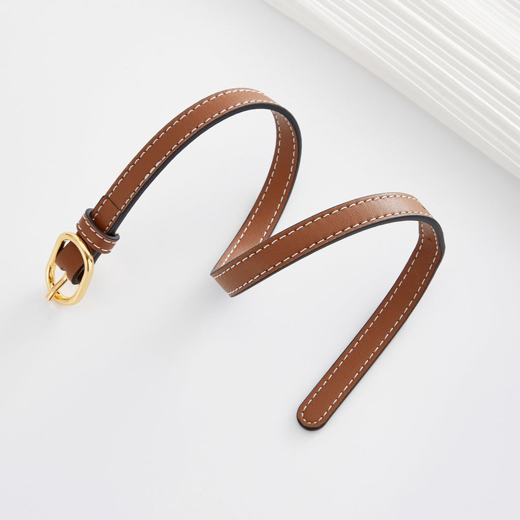 Handcrafted Genuine Leather Extension Strap for Emblem Bags - Adjustable Shoulder & Crossbody Strap, Premium Leather, Customizable Length