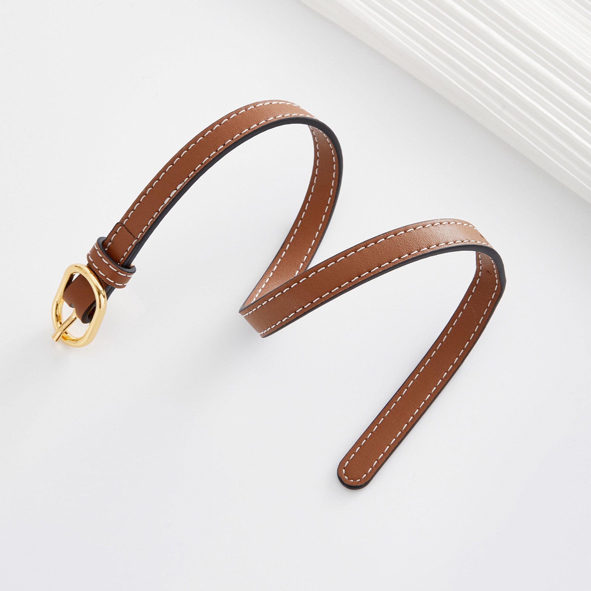 Handcrafted Genuine Leather Extension Strap for Emblem Bags - Adjustable Shoulder & Crossbody Strap, Premium Leather, Customizable Length