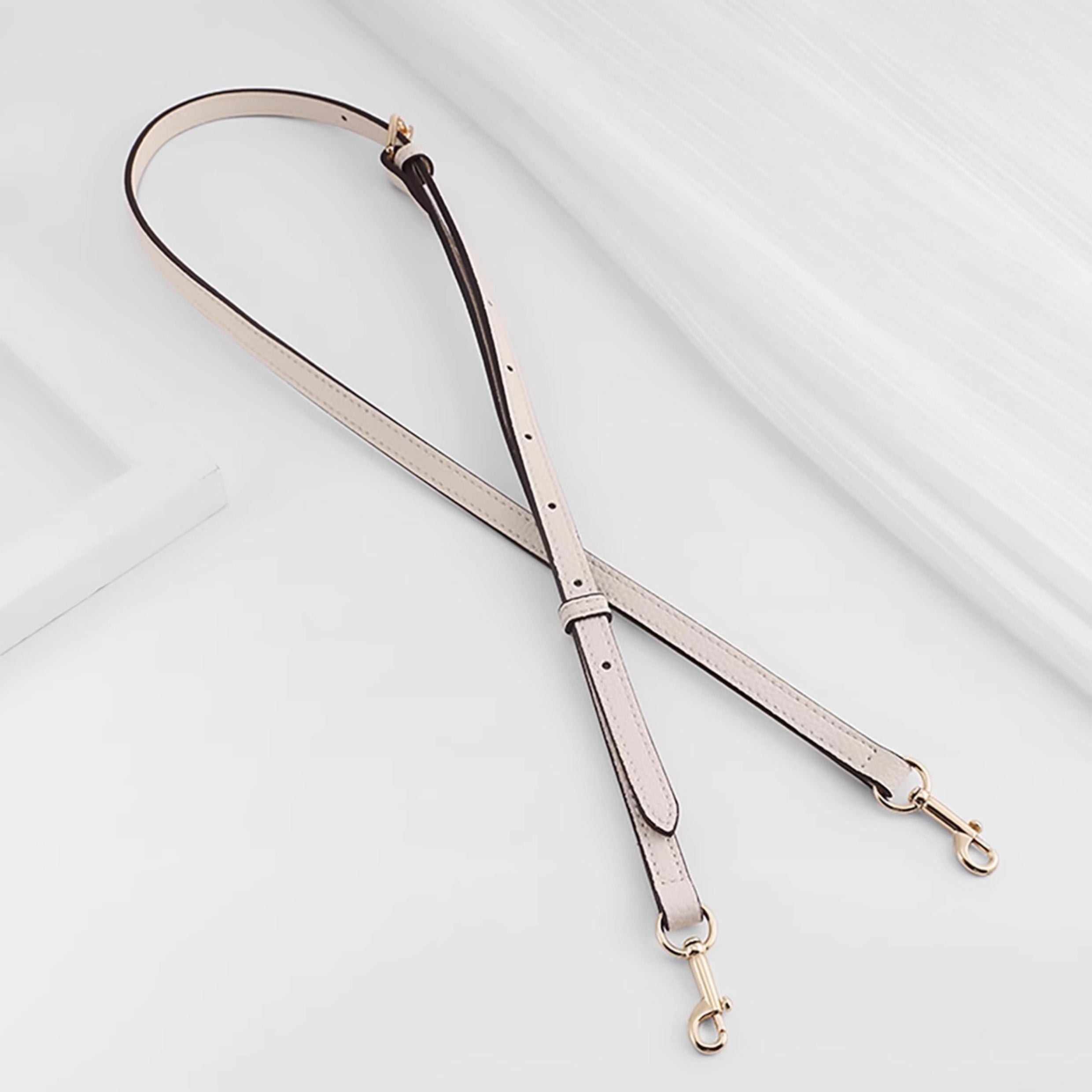 Handmade Genuine Leather Adjustable Shoulder Strap – Replacement Strap for Small Women's Crossbody Bags, Premium Leather, Customizable Length