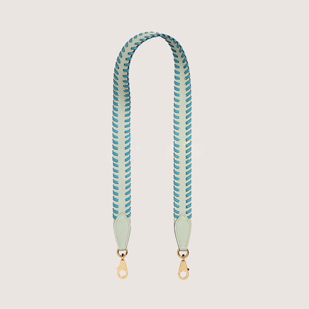 Handcrafted Leather Woven Wide Shoulder Strap for Kelly 25, 28, 32 Bags, Adjustable Crossbody & Shoulder Strap for Kelly