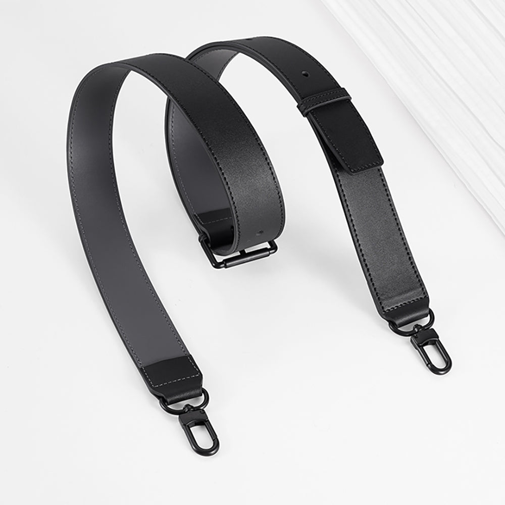 Adjustable Leather Crossbody Strap for Keepall 25 Black Knight – Premium Cowhide Shoulder Strap