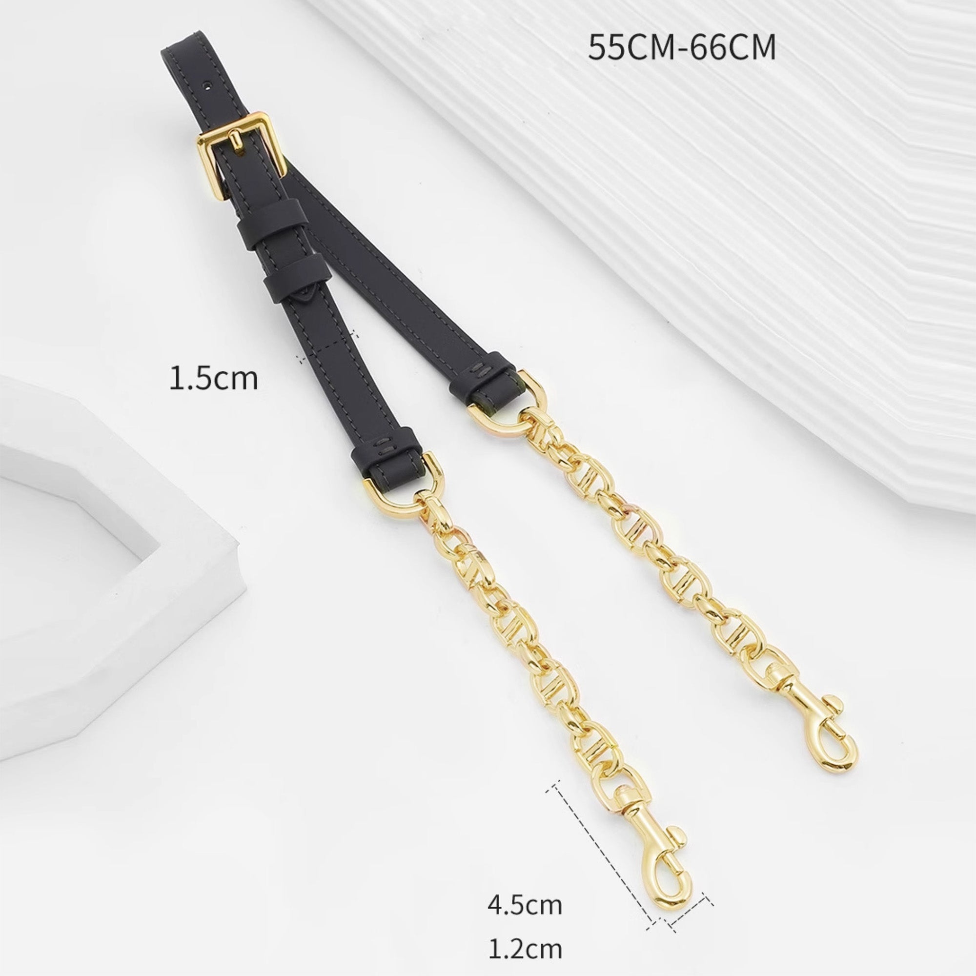 Handcrafted Bobby Chain Strap Shoulder and Crossbody Bag Replacement Strap - Adjustable & Durable, Perfect for Handbags and Purses