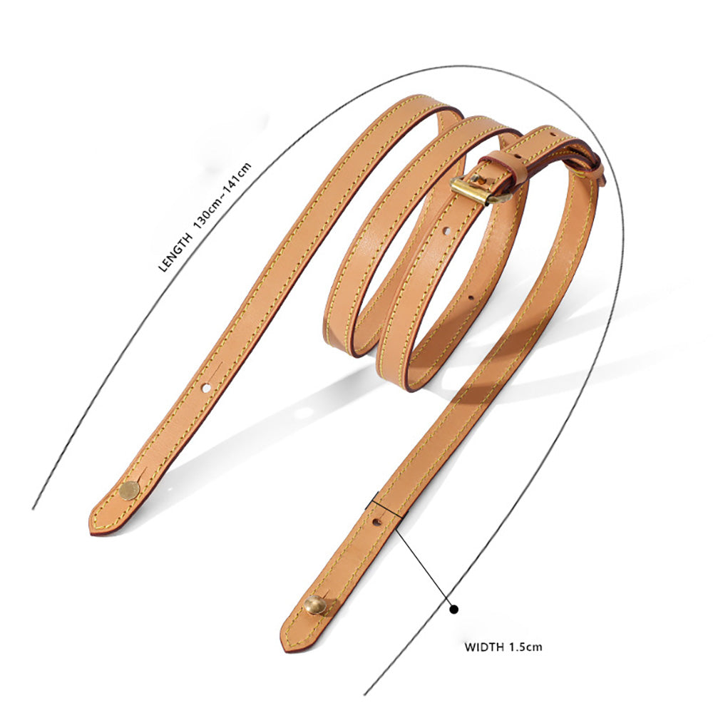Adjustable Replacement Shoulder Strap for Crossbody Bags – Vachetta Leather Material