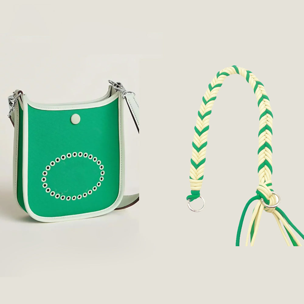 Handcrafted Colorful Woven Shoulder Strap for 2025 New Evelyne Bag, Customizable Handcrafted Rope Bag Strap