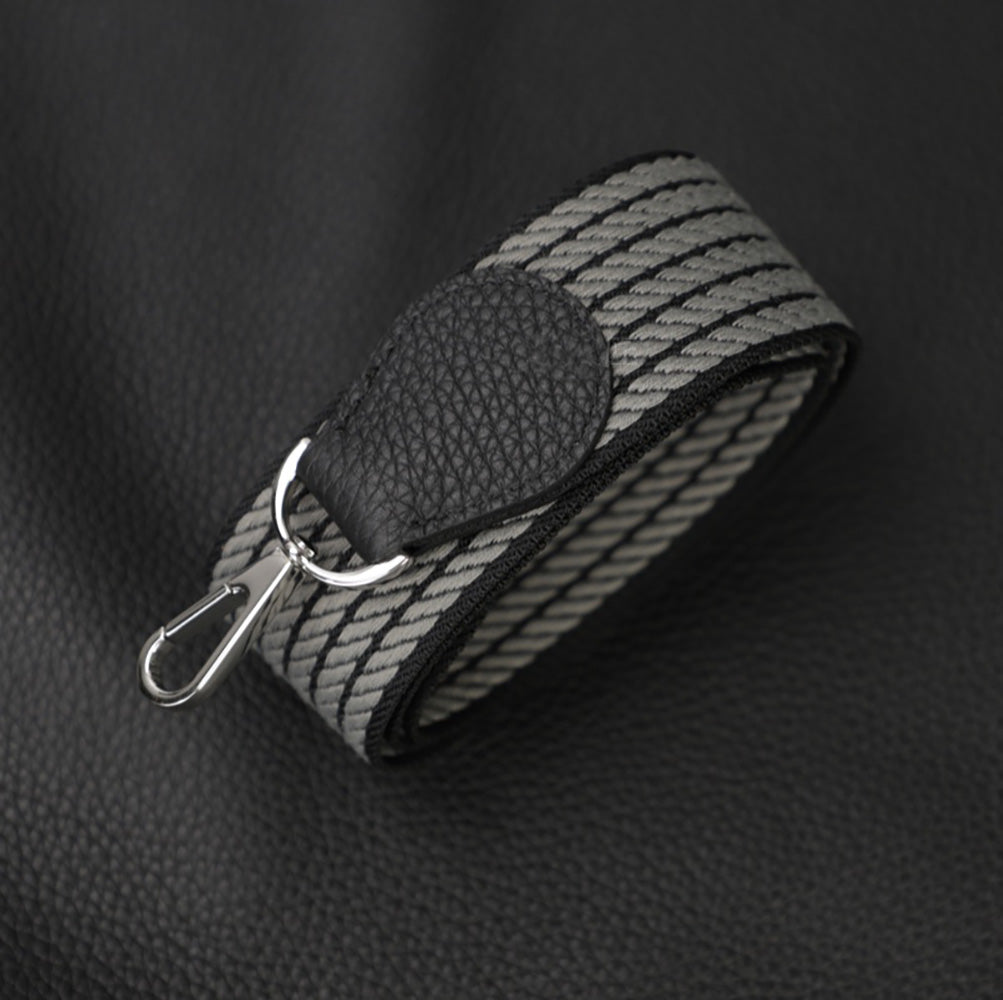 Replaced Shoulder Strap for Kelly 24 Bag, Evelyn Strap Upgrade with Wide Striped Crossbody Woven Strap,Pure Handmade Custom Leather Strap for Luxury Bags