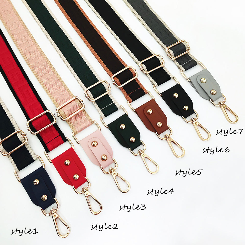 Colorful Maze Woven Canvas Shoulder Strap – Replacement Strap for Crossbody & Shoulder Bags
