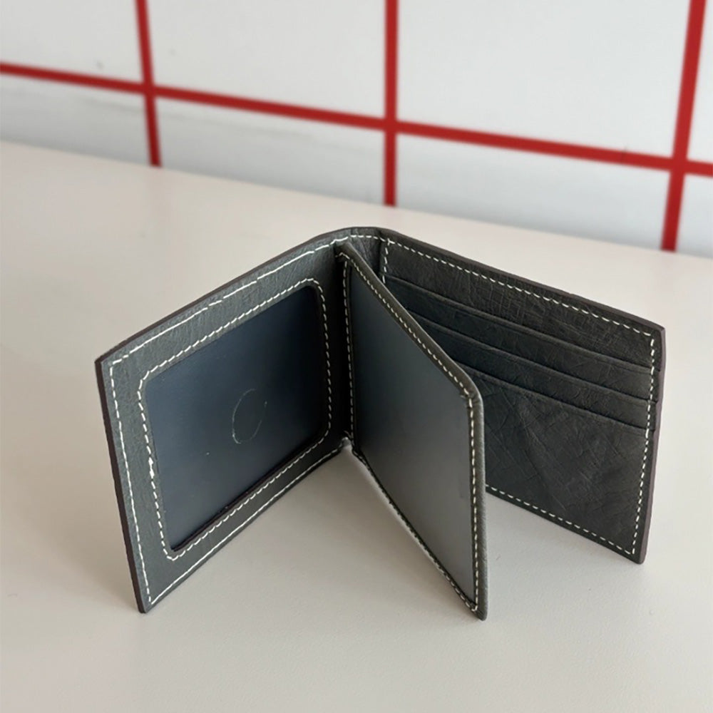 Genuine Leather Ostrich Skin Wallet - Multi-Card Holder & Driving License Organizer, Premium Multifunctional Storage Case