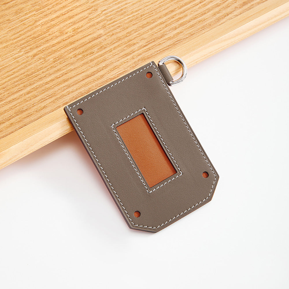 Slim & Compact Genuine Leather Card Holder – Elegant Unisex ID and Card Case, Perfect for Daily Use