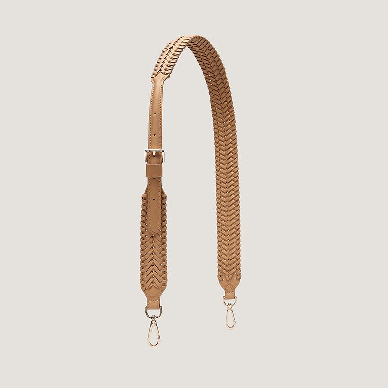 Handmade Leather Shoulder Strap for Herbag & Kelly Bags, Customizable Replacement Strap, Hand-Stitched Design