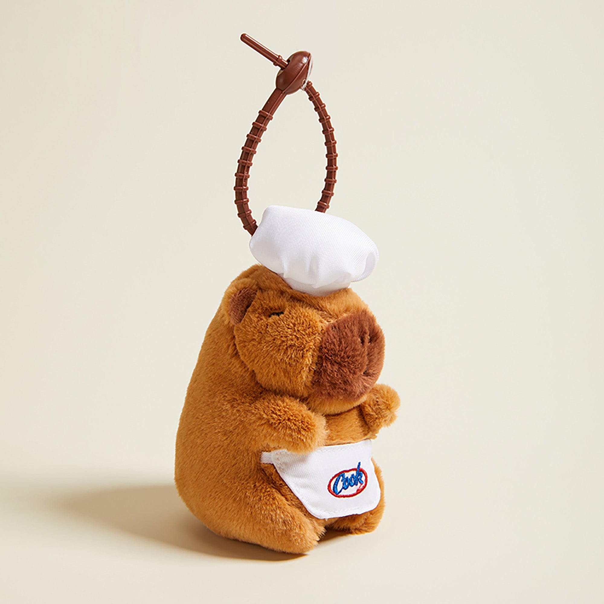 Fun Capybara Bag Charm, Plush Guinea Pig Keychain, High-End Backpack Decoration