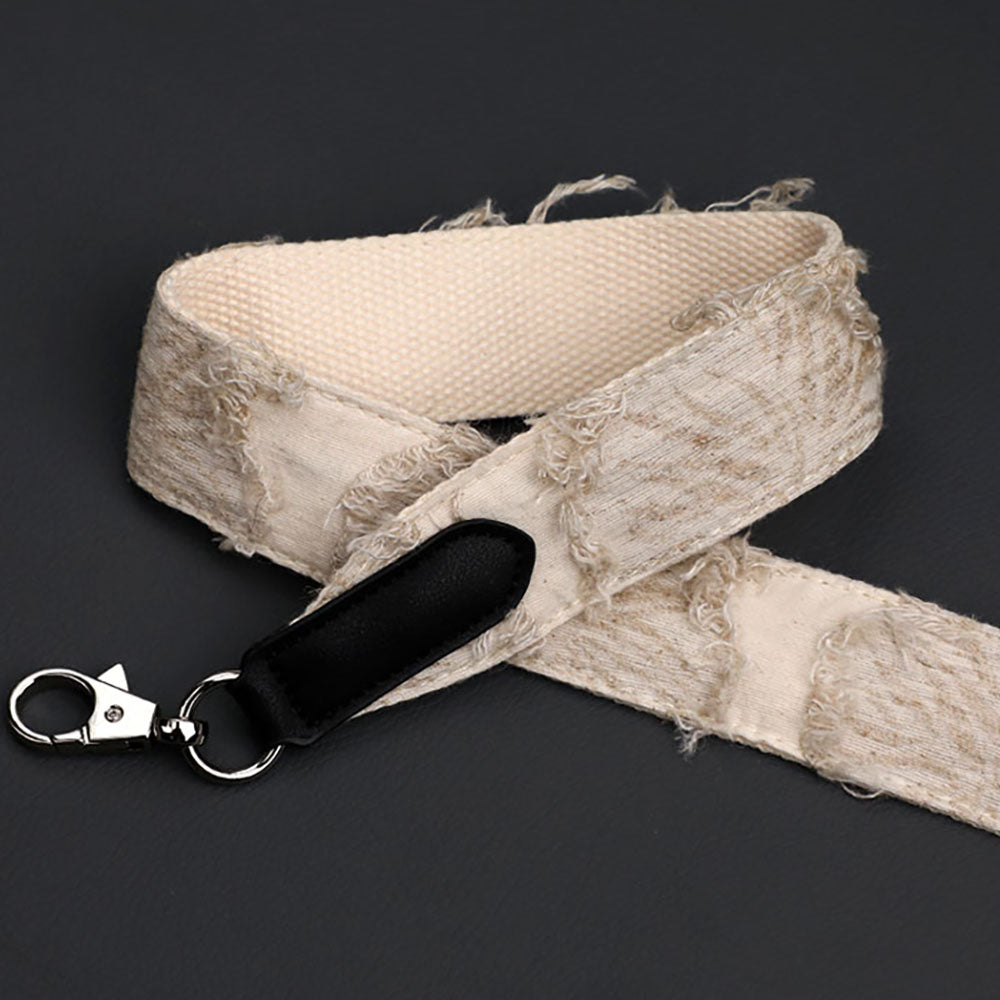 Canvas Patchwork Fringe Shoulder Strap for Handbag, Removable Crossbody Strap for Purse, Adjustable Women’s Shoulder Bag Strap