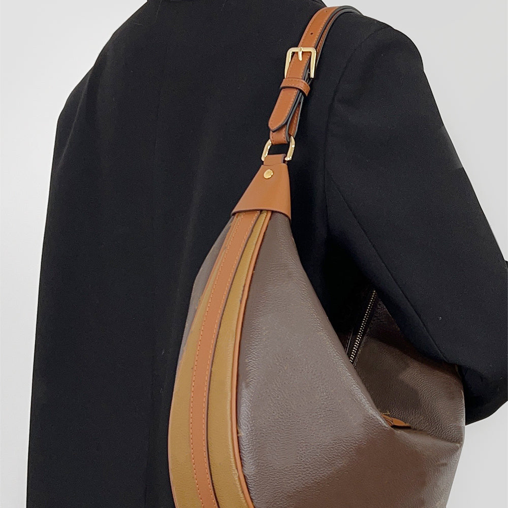 Handcrafted Replacement Shoulder & Handle Strap for Loop Hobo Bean Bag – Custom Leather Accessory, Stylish and Functional Upgrade for Your Bag