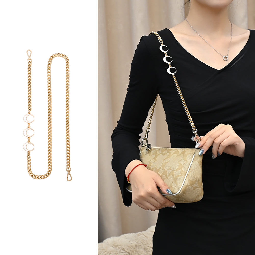 Metal Chain Strap for Bags – Replacement Crossbody/Shoulder Strap for Bag Modification