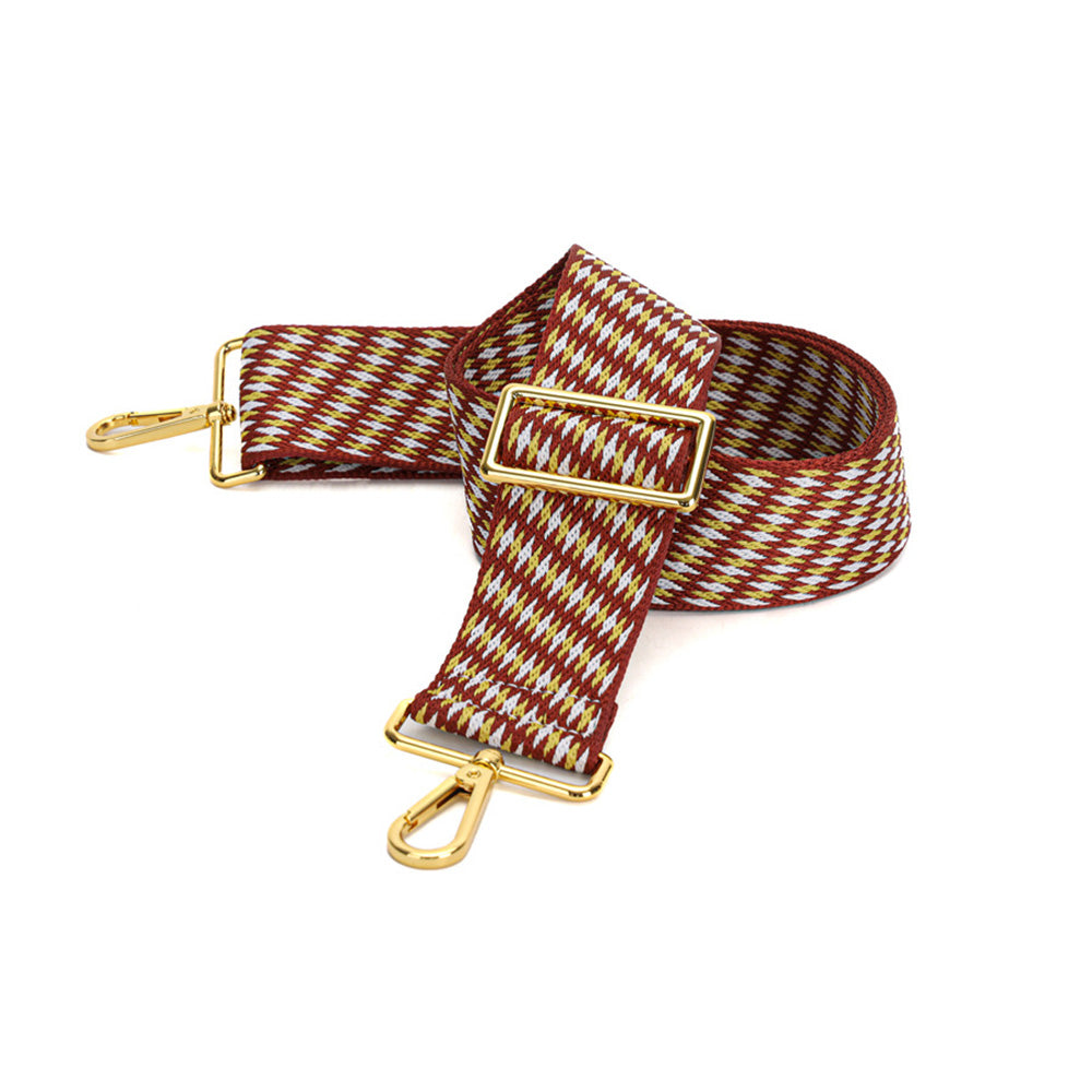 Adjustable Canvas Shoulder Strap – Woven Wide Strap for Bucket Bag Replacement