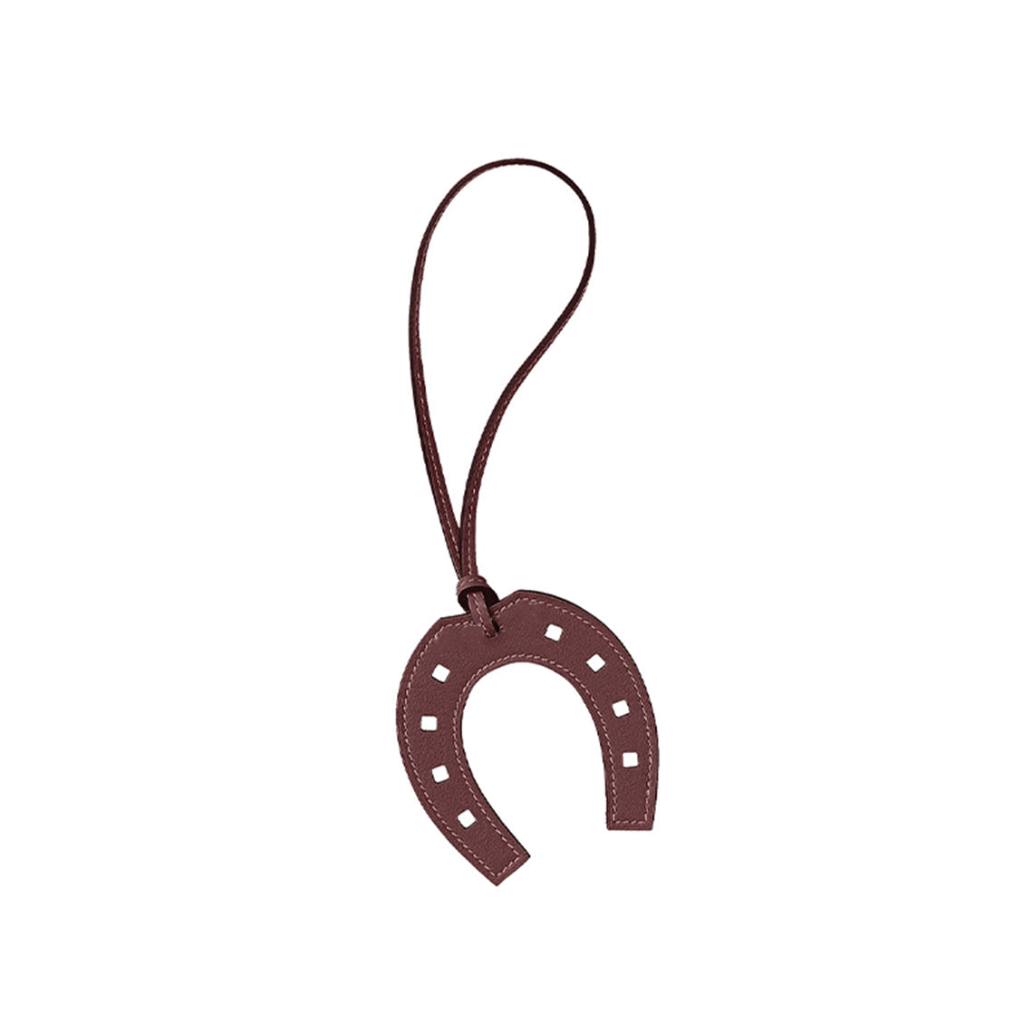 Wirkin® Full Grain Leather Paddock Horseshoe Bag Charm DIY Kit