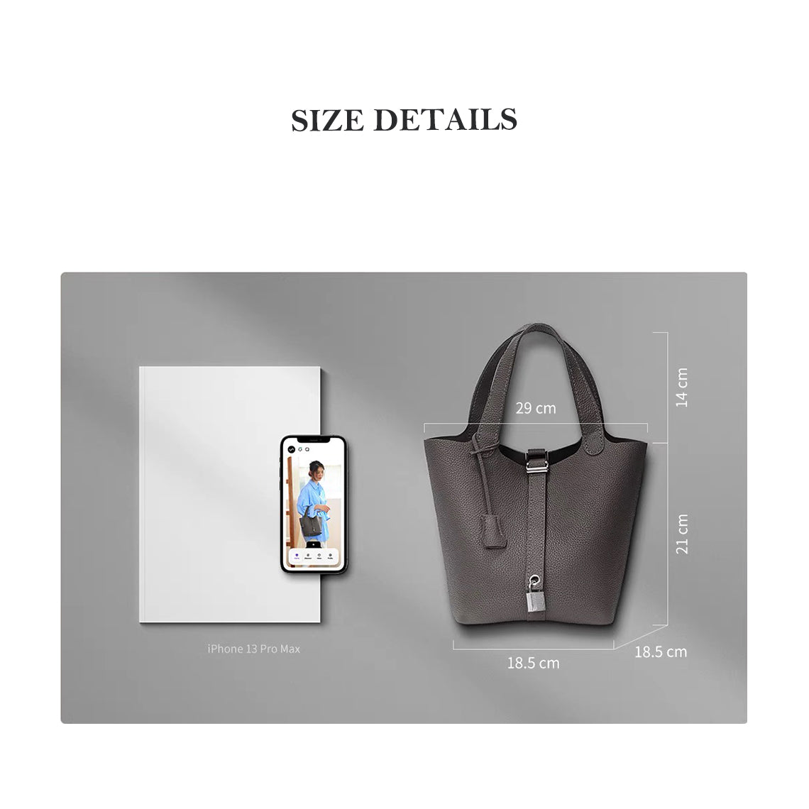 Wirkin® Top Grain Leather Lady Picotin Lock Totes Bag DIY Kit - Price Drop at Checkout