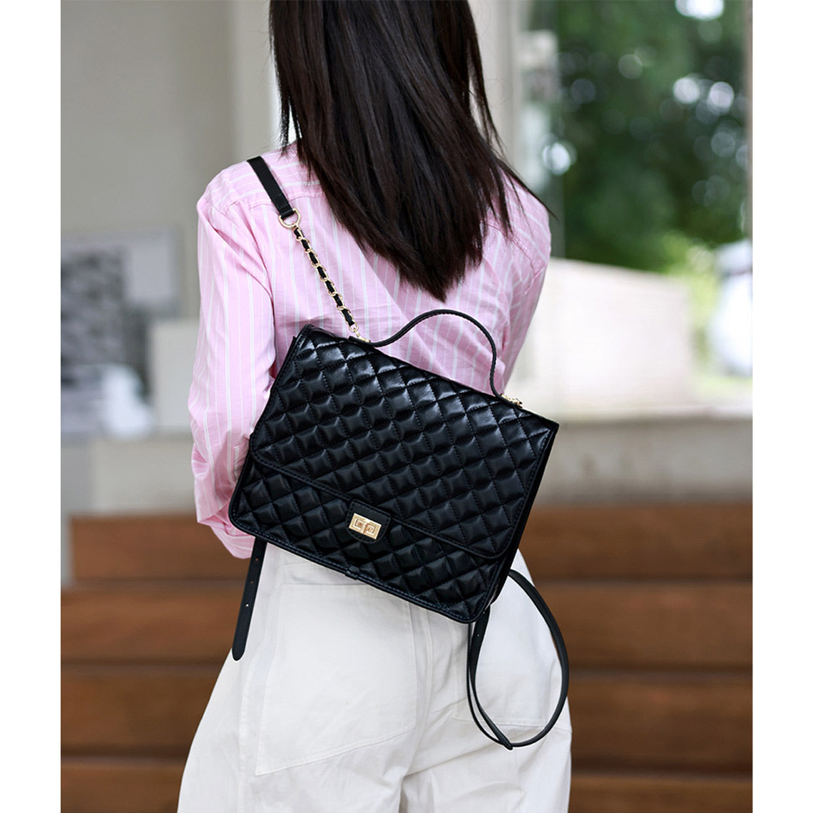 Quilted Leather Backpack Handmade Kits | Unique Gift Ideas for Her - Wirkin®