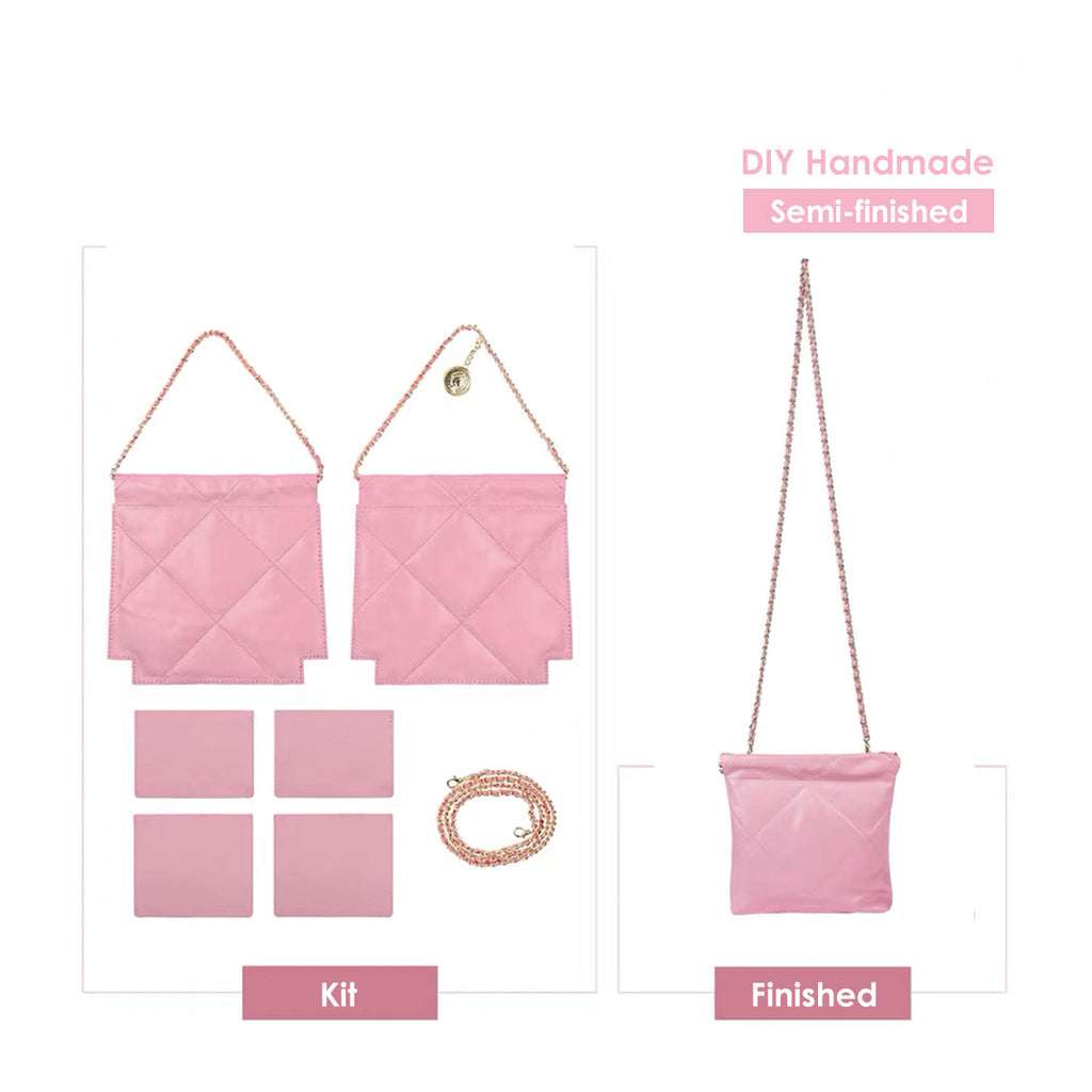 Wirkin® Quilted Leather Chain Purse DIY Kit