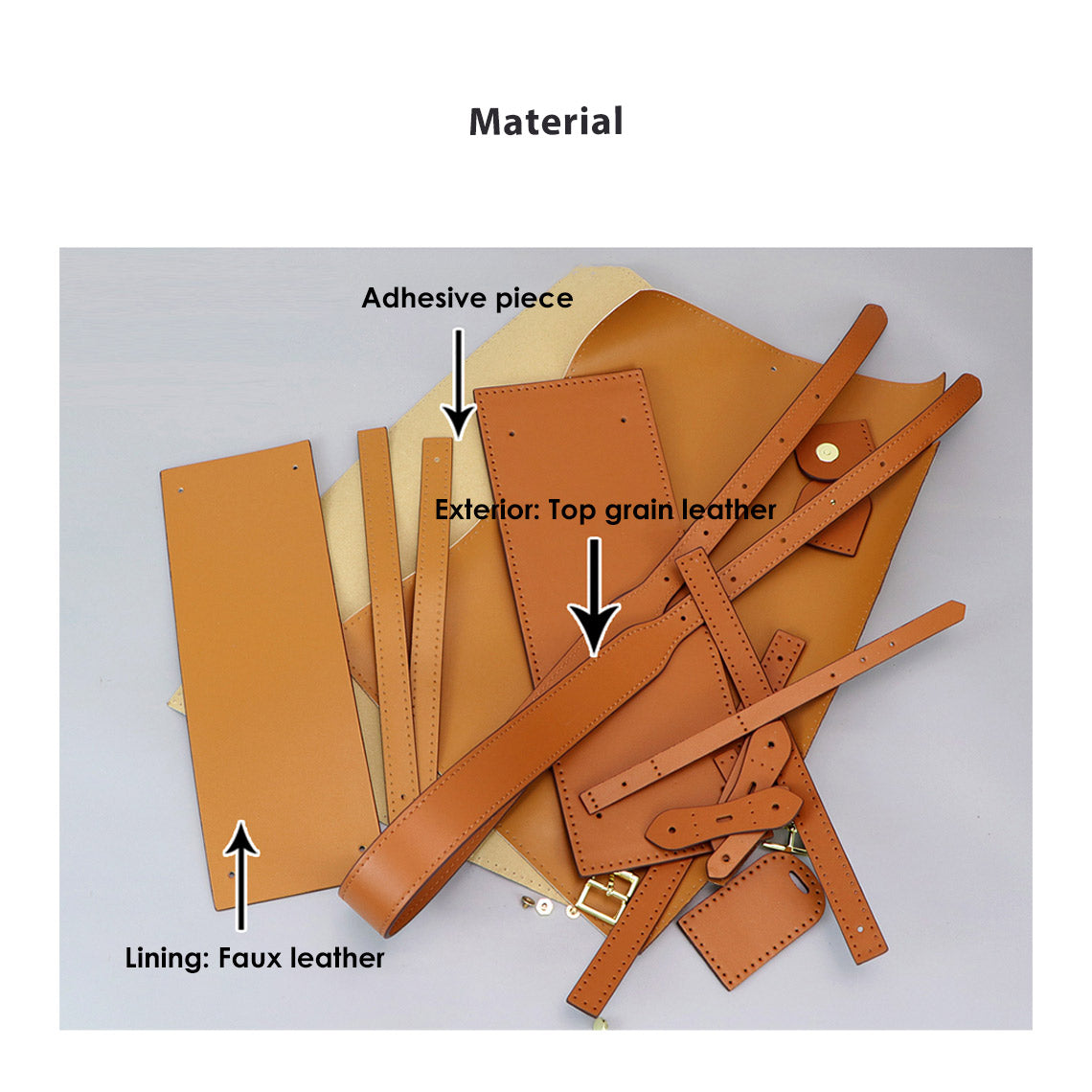 Real Leather Patterns for DIY Bag Making | Leather Projects for Beginners - Wirkin®