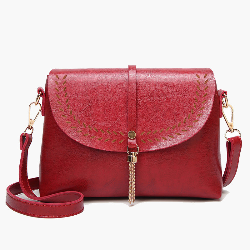 Women’s Tassel Mini Shoulder Bags Vegan Leather image 2