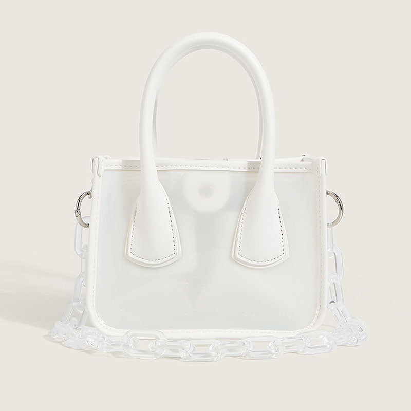 Women’s Clear Crossbody Handbag with Small Pouch image 2