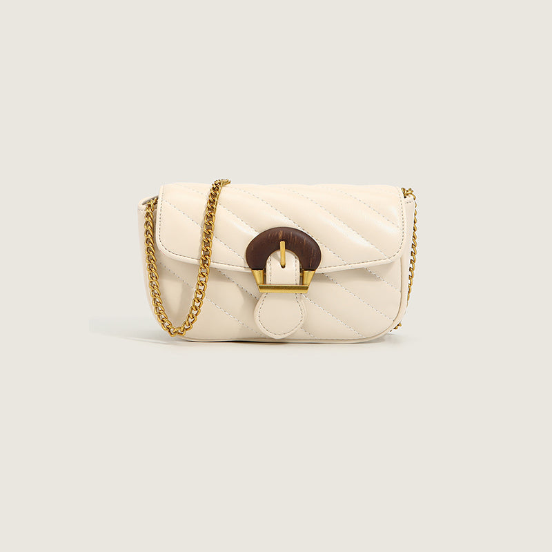 Women’s Quilted Mini Crossbody Bags with Buckle image 4