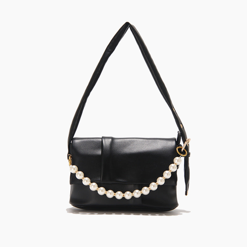 Women’s Shoulder Bags with Pearls Chains image 2