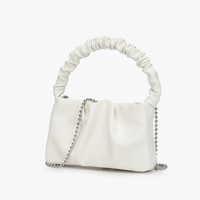 Women’s Slouch Vegan Leather Baguette Bags image 6