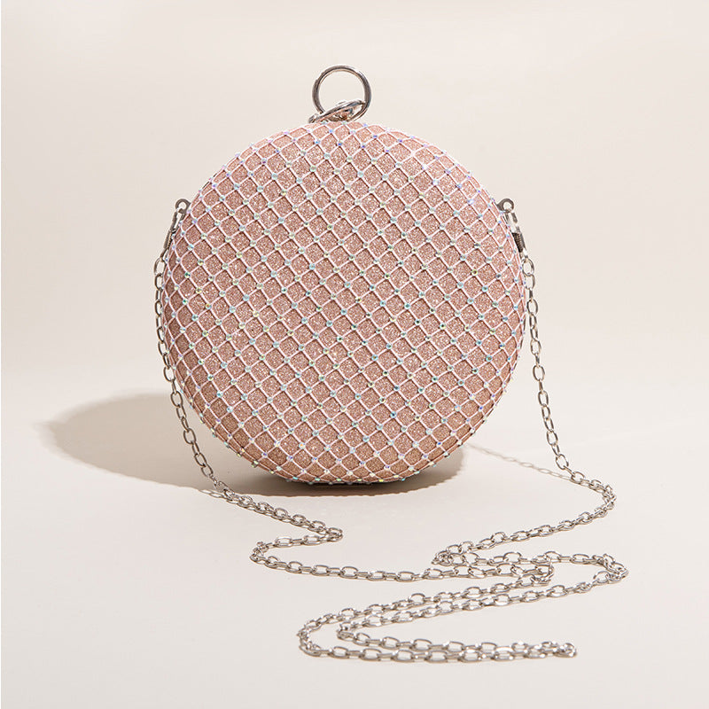 Women’s Pink Fishnet Evening Clutch Bag image