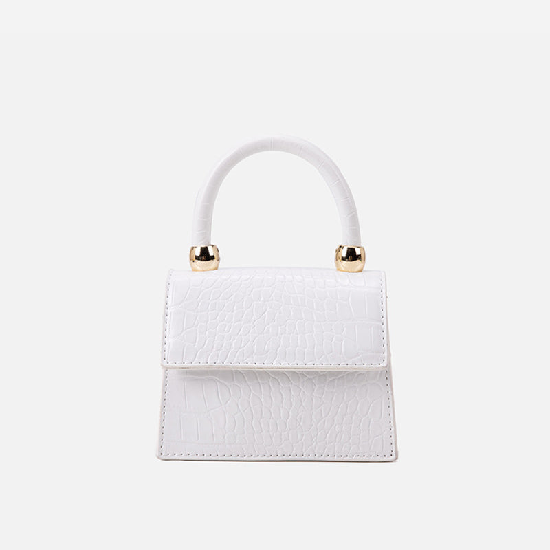 Women’s Croc Print Mini Crossbody Handbags image 7