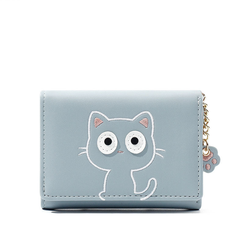 Women’s Vegan Leather Cute Cat Mini Purse image 2