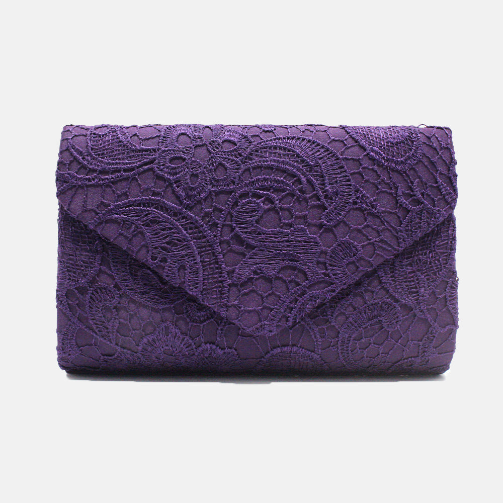 Women’s Lace Envolope Evening Clutch Bags Bridal Bags image 3