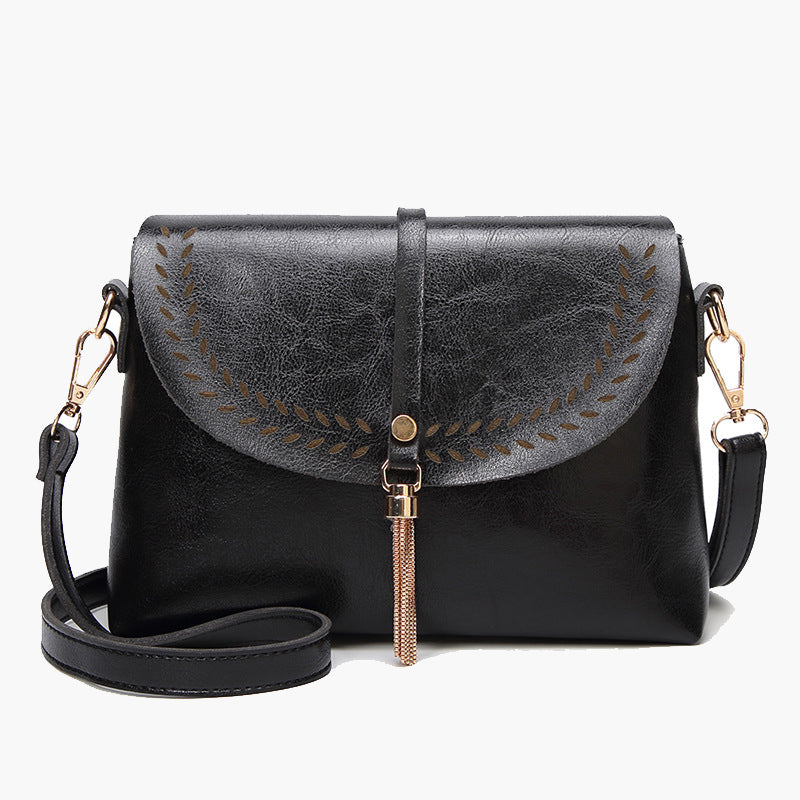 Women’s Tassel Mini Shoulder Bags Vegan Leather image 3