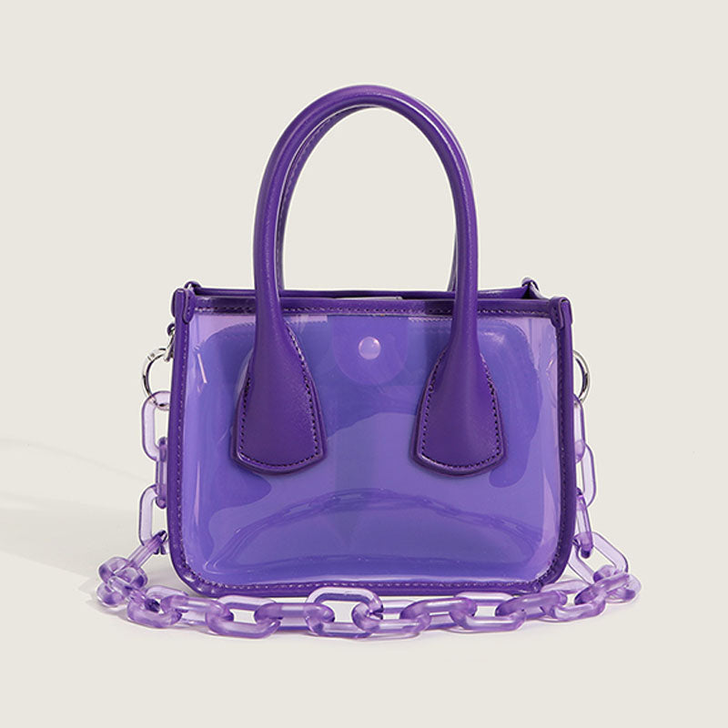 Women’s Clear Crossbody Handbag with Small Pouch image 3