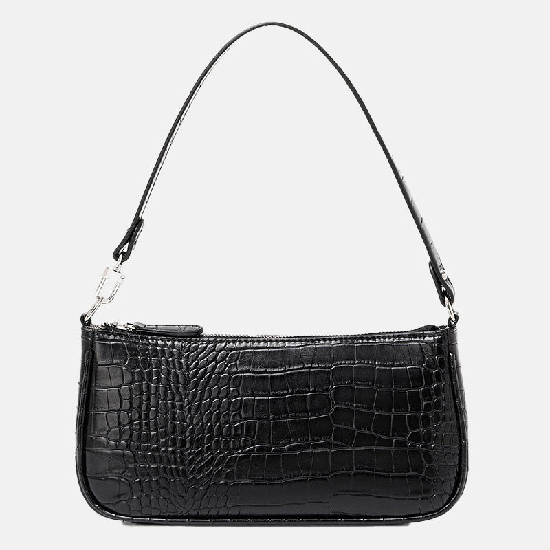 Women’s Classic Croc Print Baguette Bags in Vegan Leather image