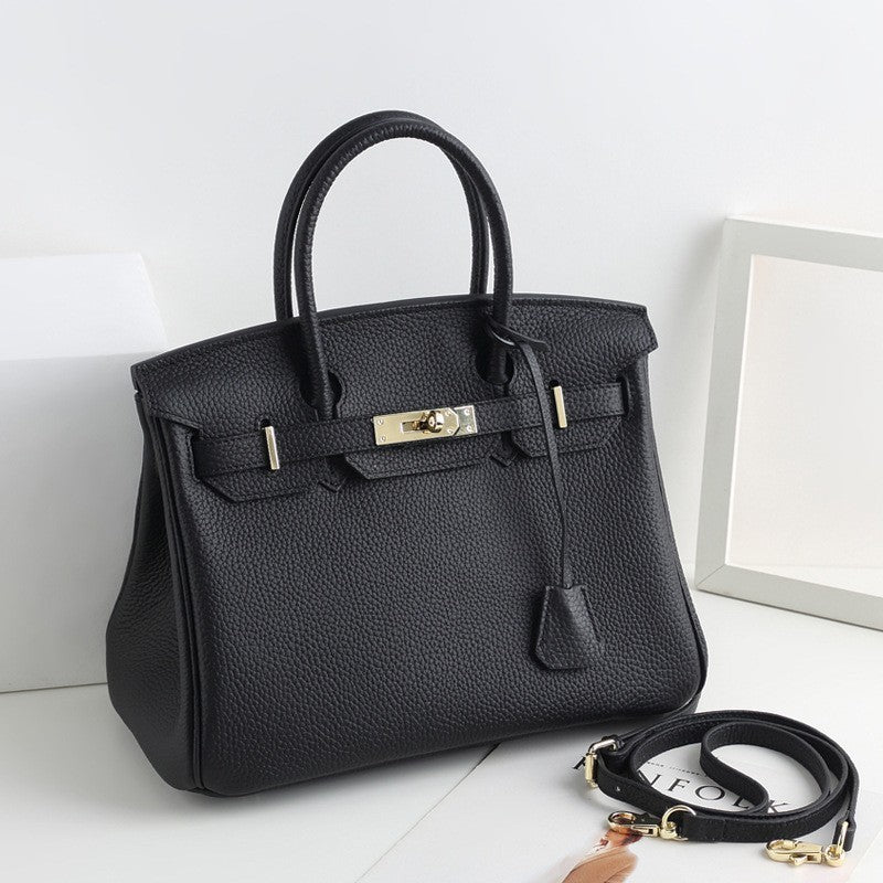 Women’s Genuine Leather Top Handle Handbags – 25cm image 13