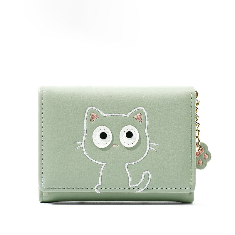 Women’s Vegan Leather Cute Cat Mini Purse image 3