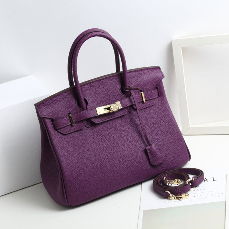 Women’s Genuine Leather Top Handle Handbags – 30CM image 14
